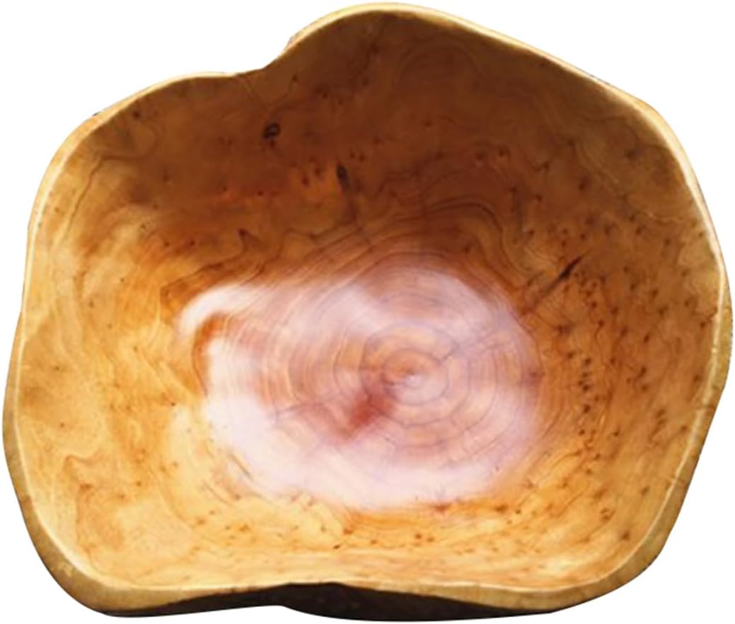 Natural Wood Decorative Bowl