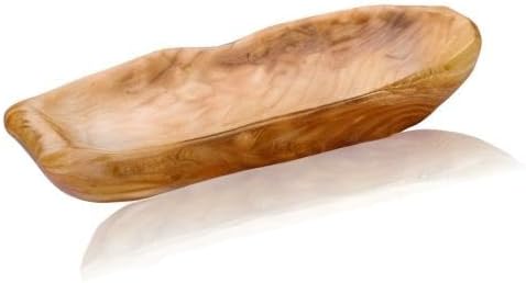 Oval Fir Root Wood Decorative Bowl, 11.4 × 7.5 in
