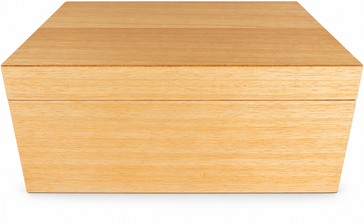 Wooden Hinged Storage Box