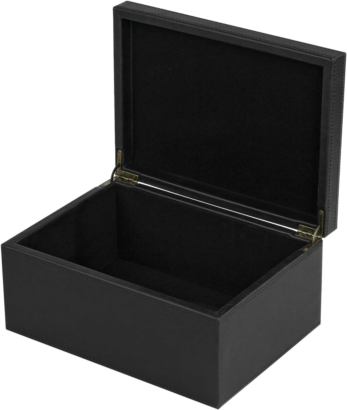 Faux Leather Decorative Storage Box