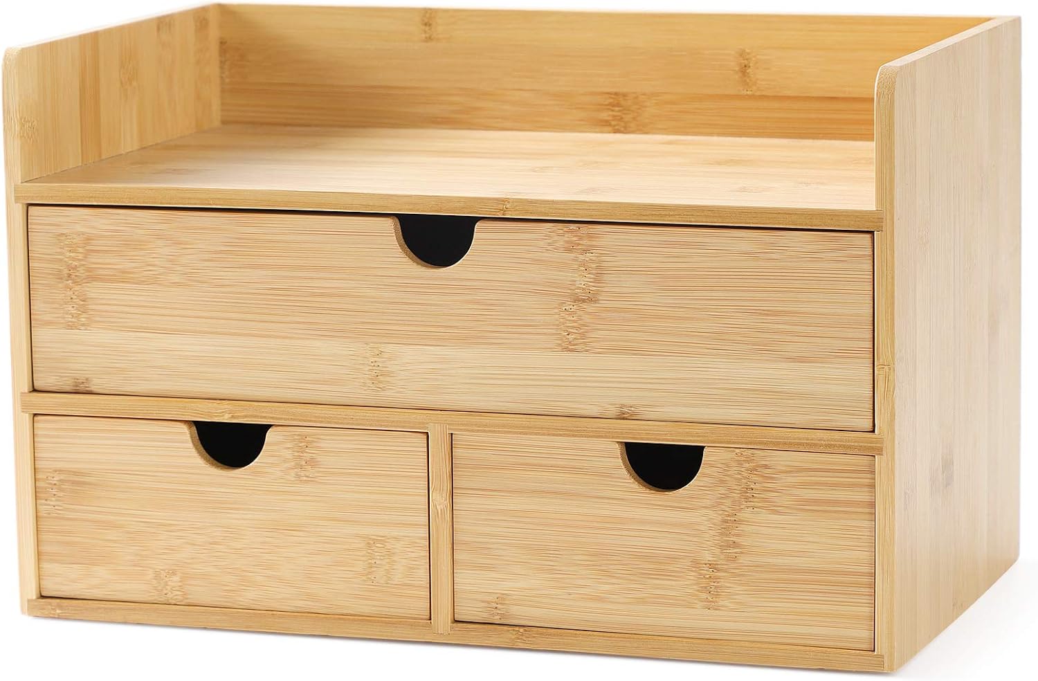 Bamboo desktop organizer